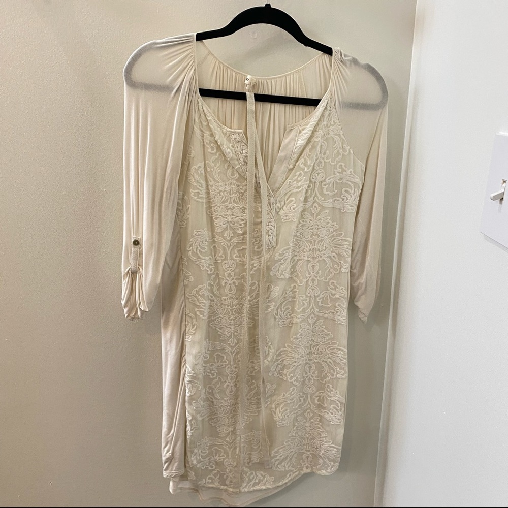 White lace dress